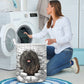 Puli Dog - In The Hole Of Wall Pattern Laundry Basket