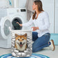 Shiba Inu - In The Hole Of Wall Pattern Laundry Basket