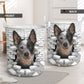 Australian Cattle Dog - In The Hole Of Wall Pattern Laundry Basket