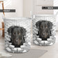 Beauceron - In The Hole Of Wall Pattern Laundry Basket
