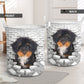 Bernedoodle - In The Hole Of Wall Pattern Laundry Basket