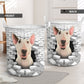 Bull Terrier - In The Hole Of Wall Pattern Laundry Basket