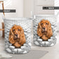 Cocker Spaniel - In The Hole Of Wall Pattern Laundry Basket