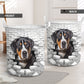 Greater Swiss Mountain Dog - In The Hole Of Wall Pattern Laundry Basket