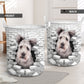 Pumi Dog - In The Hole Of Wall Pattern Laundry Basket