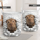 Shar Pei - In The Hole Of Wall Pattern Laundry Basket