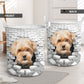 Shorkie - In The Hole Of Wall Pattern Laundry Basket