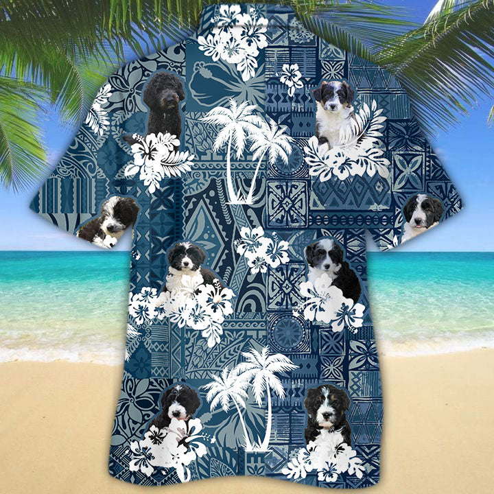 Border Doodle Hawaiian Shirt TD01