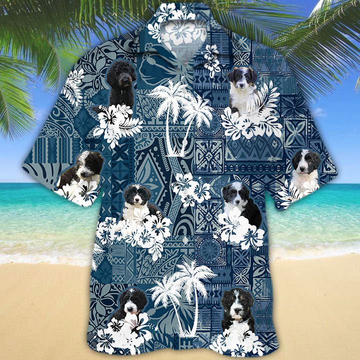 Border Doodle Hawaiian Shirt TD01