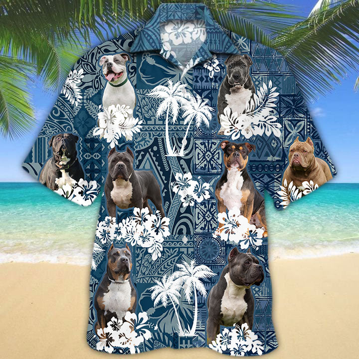 American Bully Dog 2 Hawaiian Shirt TD01