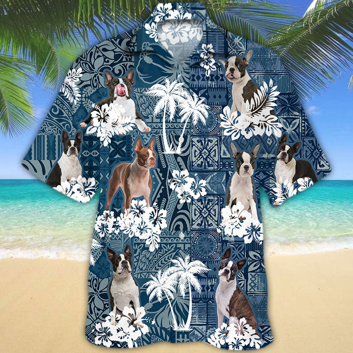 Boston Terrier Hawaiian Shirt TD01