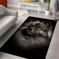 Keeshond 3D Portrait Area Rug