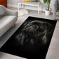 Pug 3D Portrait Area Rug