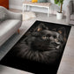 Schipperke 3D Portrait Area Rug