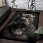 American Bully 3D Portrait Area Rug
