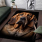 Bloodhound 2 3D Portrait Area Rug