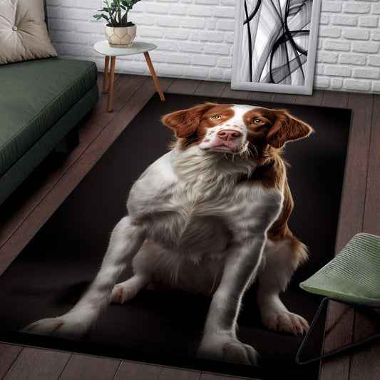 Brittany 2 3D Portrait Area Rug