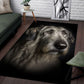 Irish Wolfhound 3D Portrait Area Rug
