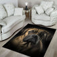 Boerboel 3D Portrait Area Rug