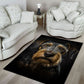 Jagdterrier 3D Portrait Area Rug