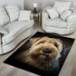 Soft-coated Wheaten Terrier 3D Portrait Area Rug