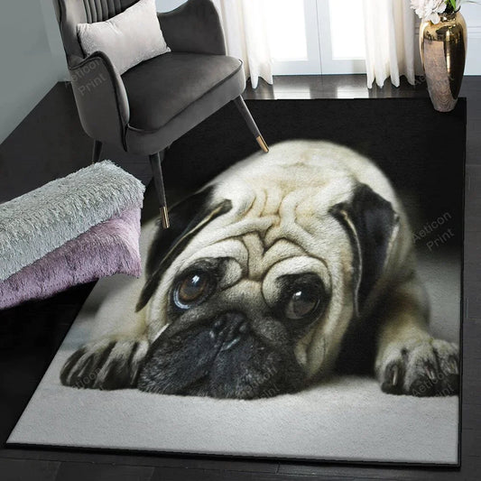 Pug 1 Area Rug