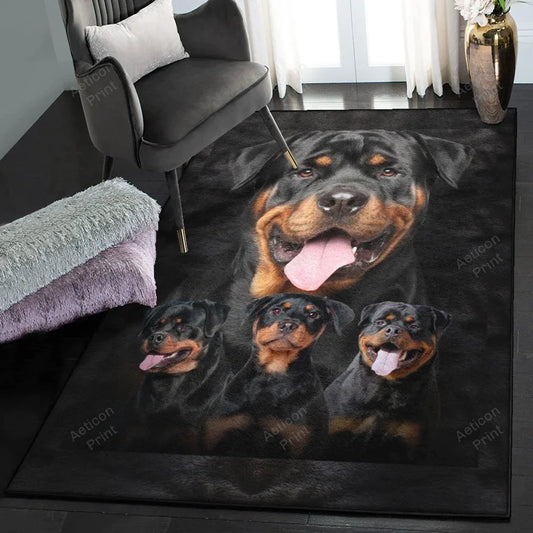 Rottweiler 1 Area Rug