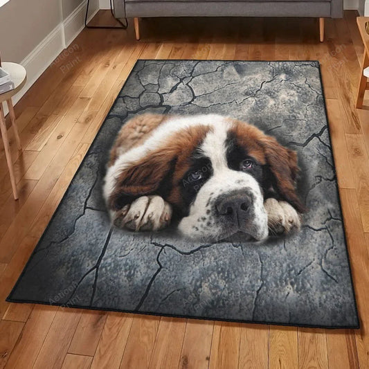 Saint Bernard Area Rug