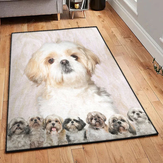 Shih Tzu 2 Area Rug