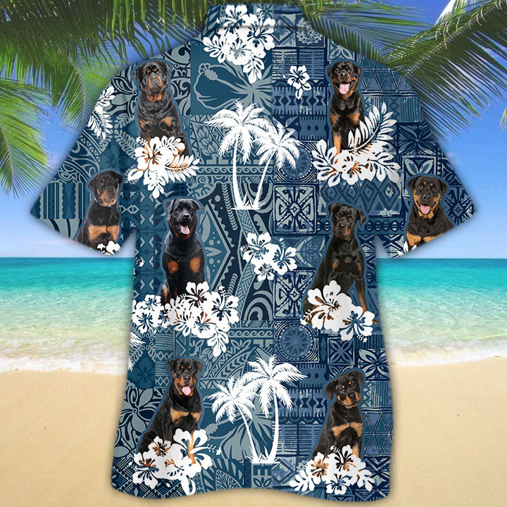 Rottweiler Hawaiian Shirt TD01