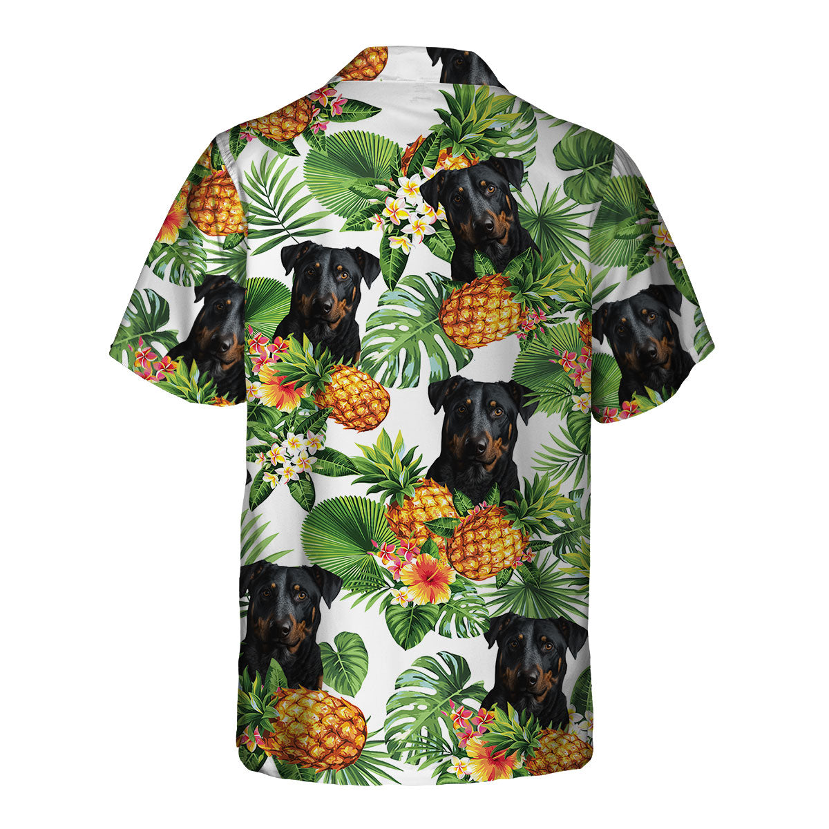 Beauceron AI - Tropical Pattern Hawaiian Shirt