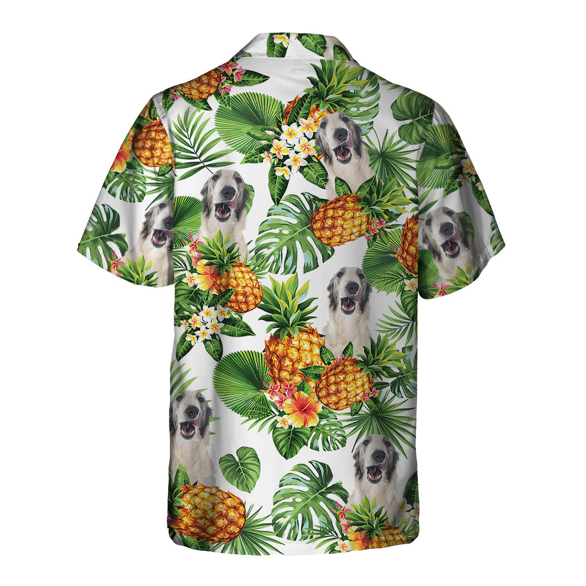 Borzoi - Tropical Pattern Hawaiian Shirt