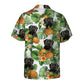 Bouvier des Flandres AI - Tropical Pattern Hawaiian Shirt