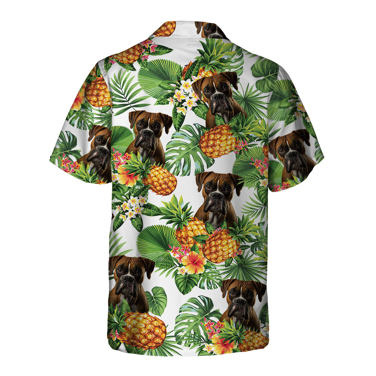 Boxer AI - Tropical Pattern Hawaiian Shirt