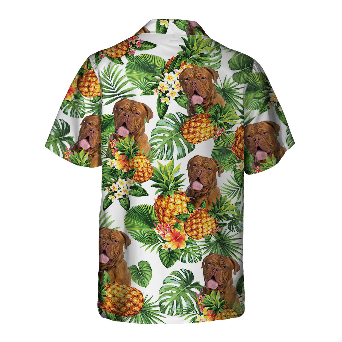 Dogue de Bordeaux - Tropical Pattern Hawaiian Shirt