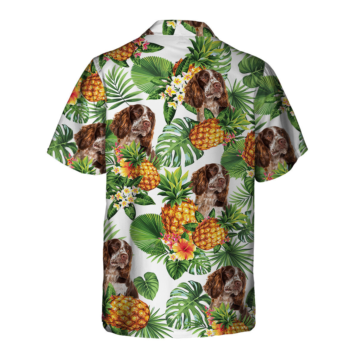 English Springer Spaniel - Tropical Pattern Hawaiian Shirt