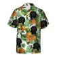 Flat Coated Retriever - Tropical Pattern Hawaiian Shirt