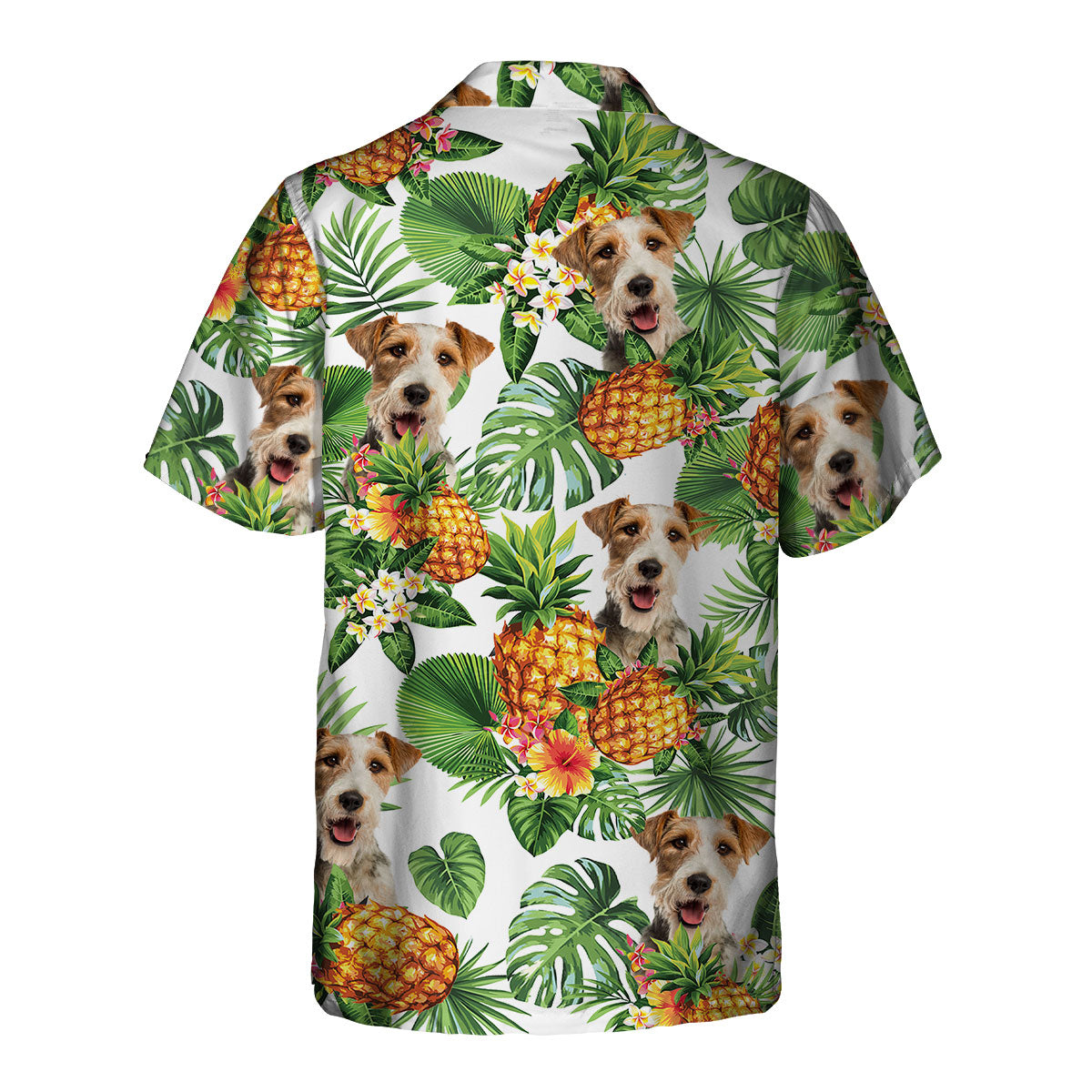 Fox Terrier - Tropical Pattern Hawaiian Shirt