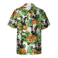 Fox Terrier AI - Tropical Pattern Hawaiian Shirt