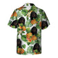 Gordon Setter - Tropical Pattern Hawaiian Shirt
