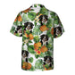 Greater Swiss Mountain Dog - Tropical Pattern Hawaiian Shirt