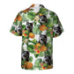 Husky AI - Tropical Pattern Hawaiian Shirt