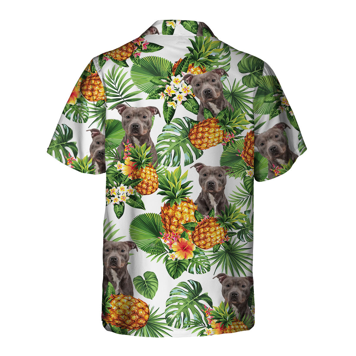 Pitbull - Tropical Pattern Hawaiian Shirt