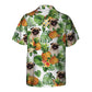 Pug - Tropical Pattern Hawaiian Shirt