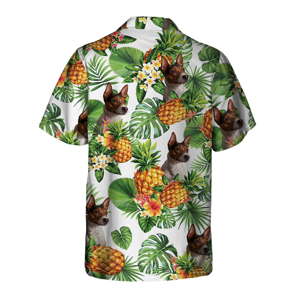 Rat Terrier - Tropical Pattern Hawaiian Shirt