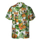 Shiba Inu - Tropical Pattern Hawaiian Shirt