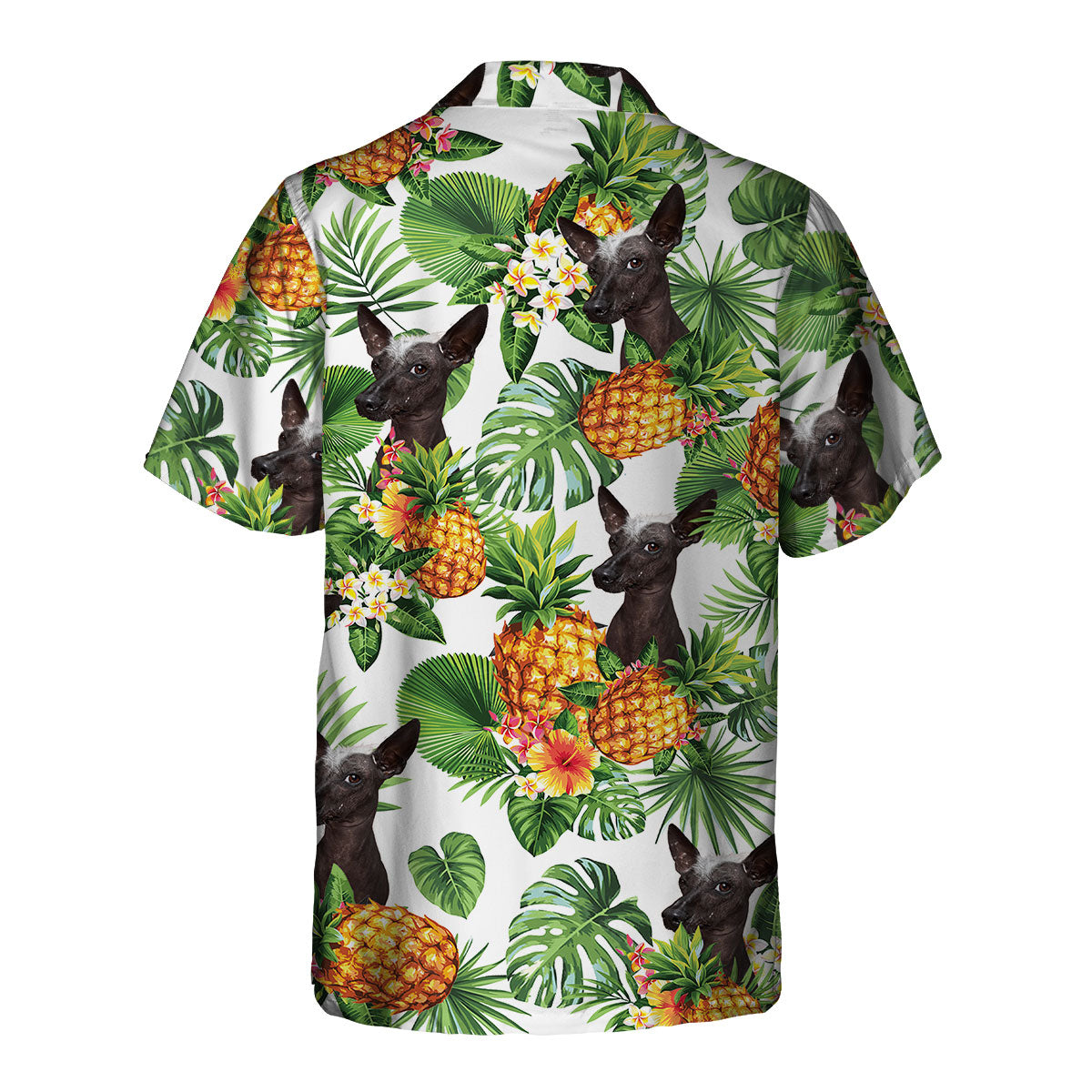Xoloitzcuintle - Tropical Pattern Hawaiian Shirt
