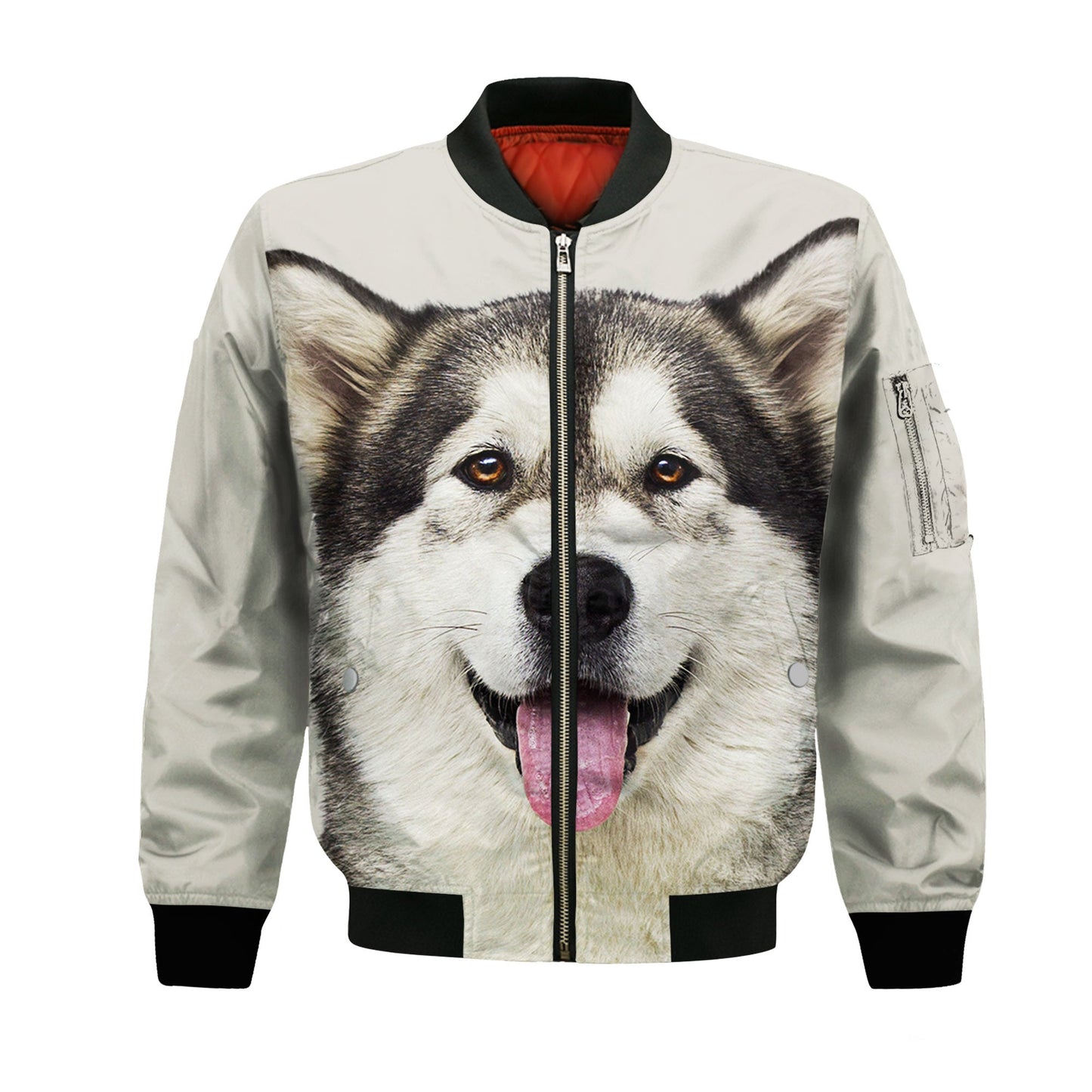 Alaskan Malamute - Unisex 3D Graphic Bomber Jacket