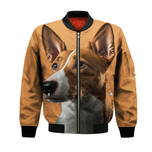 Basenji AI - Unisex 3D Graphic Bomber Jacket