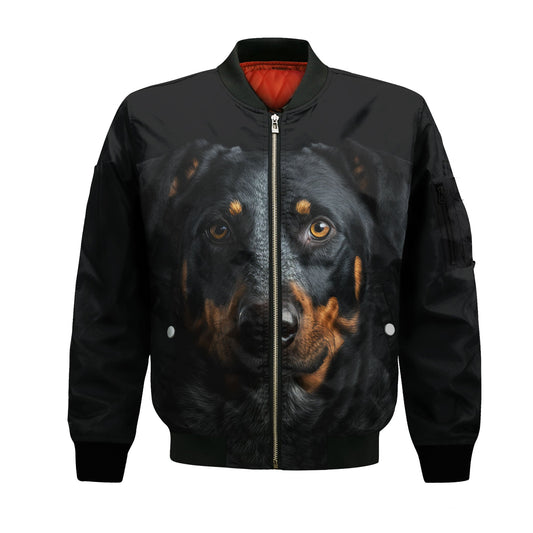 Beauceron AI - Unisex 3D Graphic Bomber Jacket